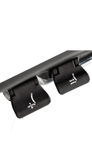 Ergo Dynamic seat controls on left side