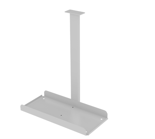 Evolve PC Holder Desk Mounted Silver BEPCBS