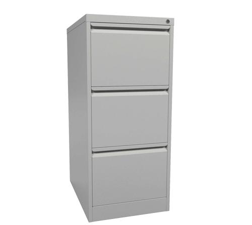 3 Drawer File Cabinet Chalky White G3FCGGA