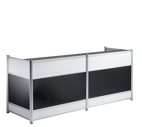 high Gloss Reception Desk Black RD006HGBLACK