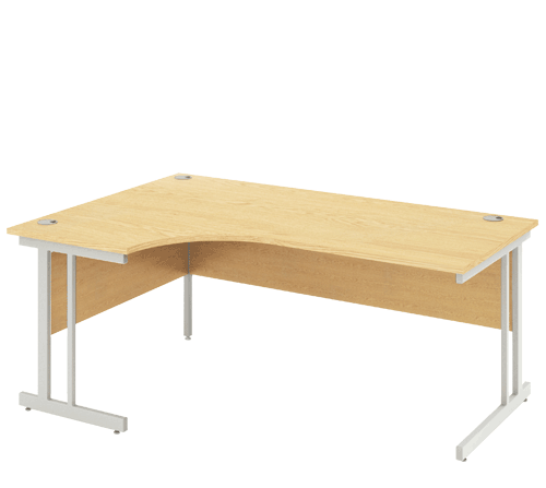 Crescent Left Desk Cantilever Leg Maple ICDLC16MPE / ICDLC18MPE