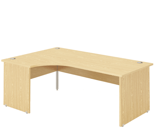 Crescent Left Desk Panel End Maple ICDLP16MPE / ICDLP18MPE