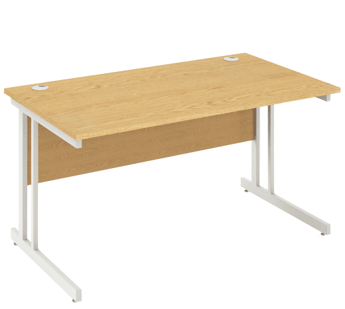 Straight Beech Desk Cantilever IRDC12BCH /IRDC14BCH / IRDC16BCH / IRDC18BCH