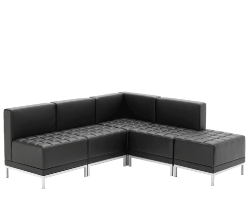 Infinity 3 straight Back, 1 corner and 1 Cube Modular units