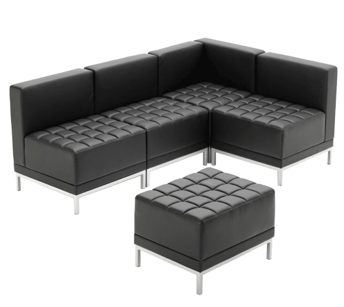 Infinity 3 straight Back, 1 corner and 1 Cube Modular units