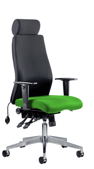 Onyx Ergo Headrest Bespoke Seat Myrrh Green KCUP0418
