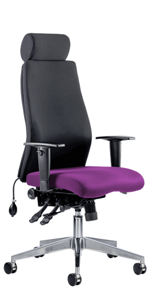 Onyx Ergo Headrest Bespoke Seat Tansy Purple KCUP0424