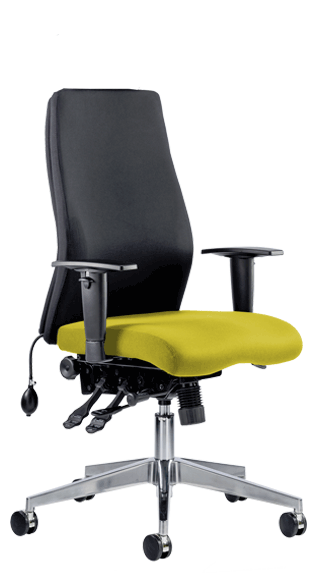Onyx Ergo Bespoke Seat Senna Yellow KCUP0429