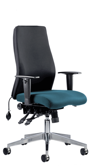 Onyx Ergo Bespoke Seat Maringa Teal KCUP0431