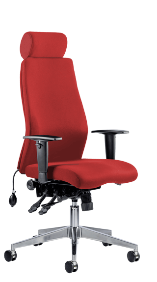 Onyx Ergo Headrest Bespoke Tobasco Red KCUP0436