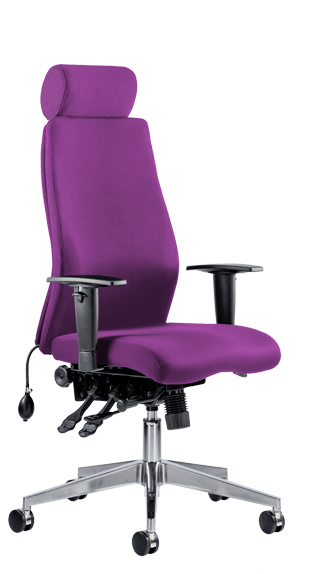 Onyx Ergo Headrest Bespoke Tansy Purple KCUP0440