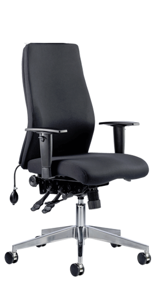 Onyx Ergo Soft Black fabric OP000095