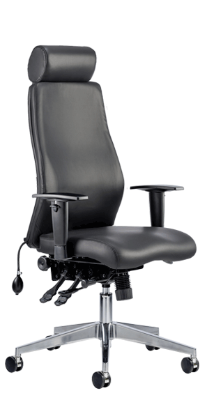 Onyx Ergo Premier Bonded Leather With Headrest OP000098