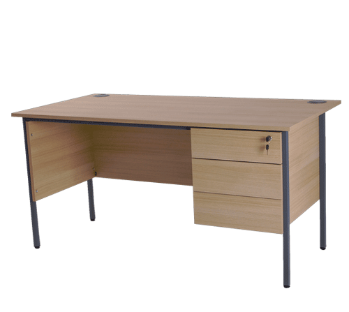3 drawer Blonde Oak