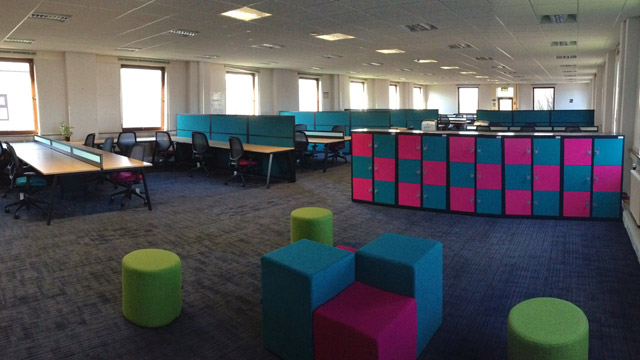Open Plan Work Stations