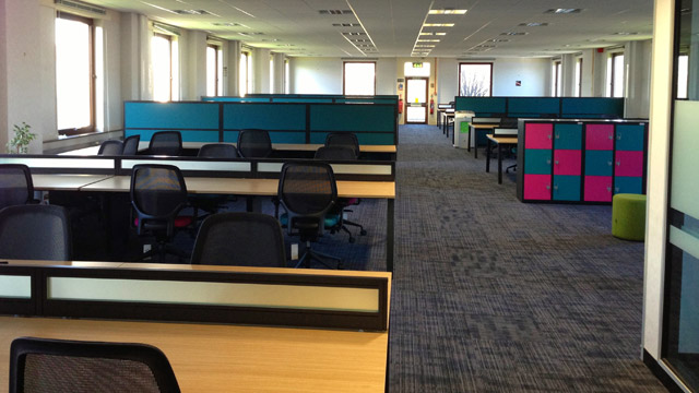 Open Plan Work Stations